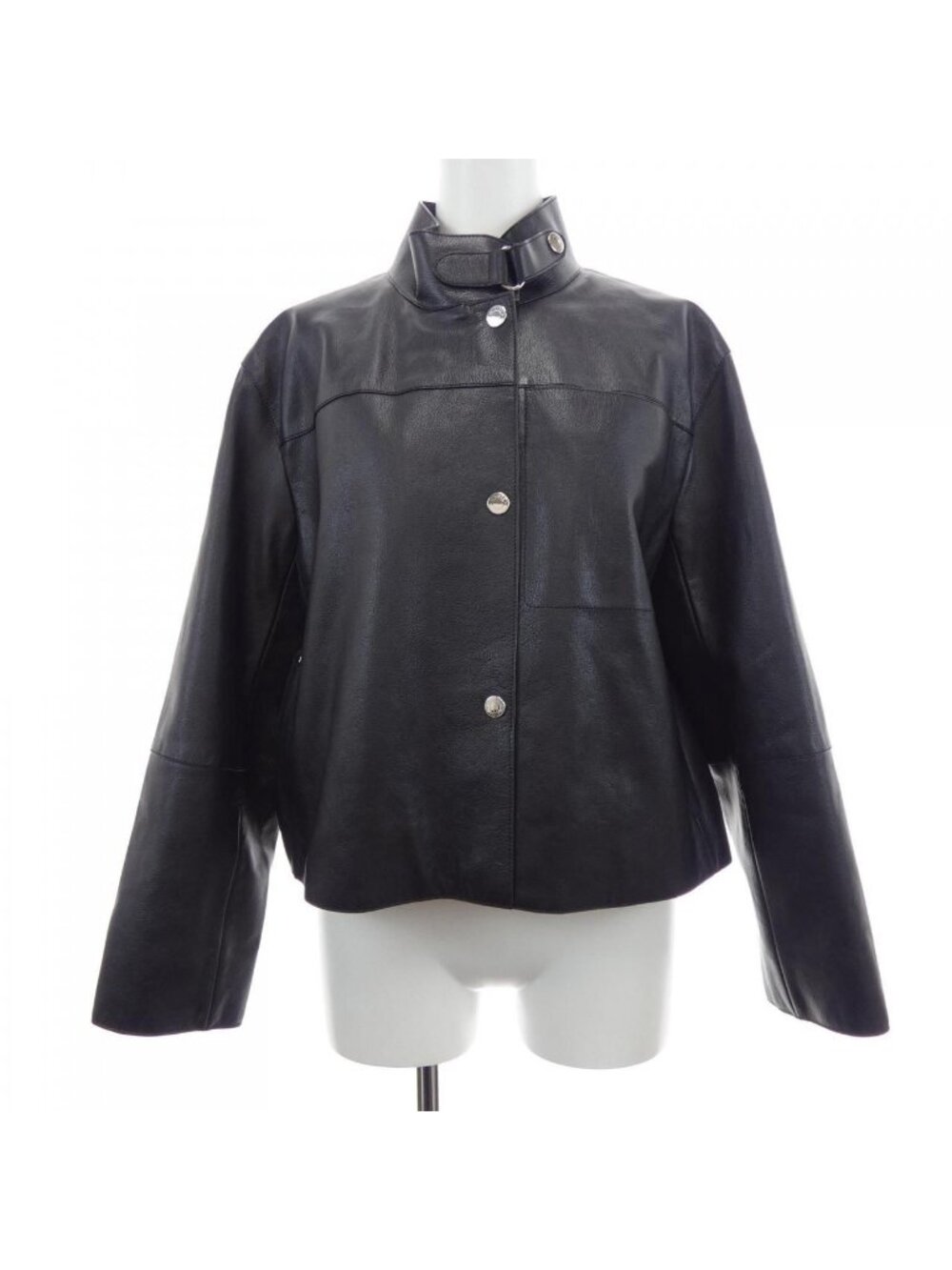 Hermes City Cartouche Clou de Selle Leather Jacket